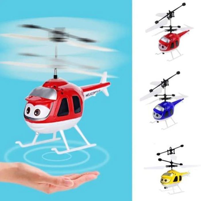 Avion à induction intelligent avec gestes et télécommande, hélicoptère, jouets pour enfants,filles et garçons , 1 pc