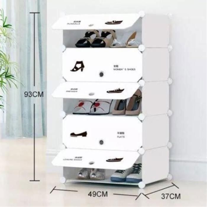 Armoire à Chaussures Modulable - DIY 5 Cubes