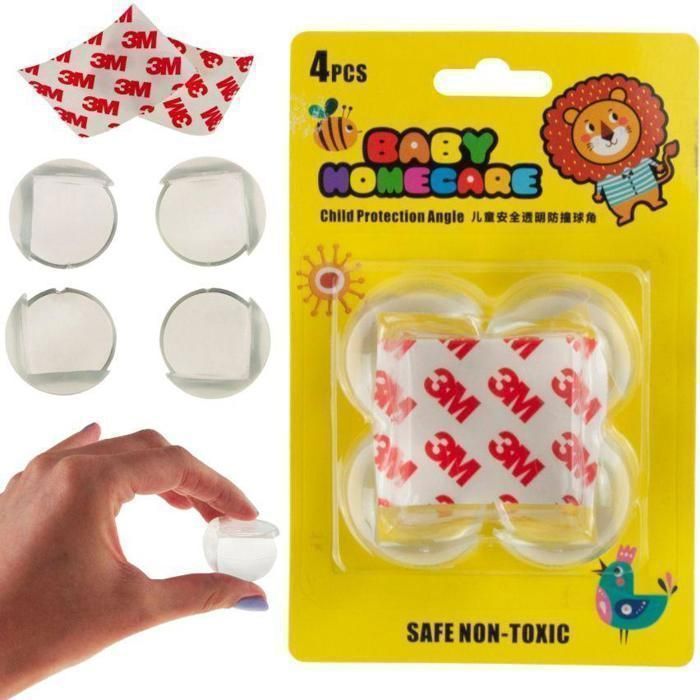 Protection Coin de Table pour Bébé 4pcs