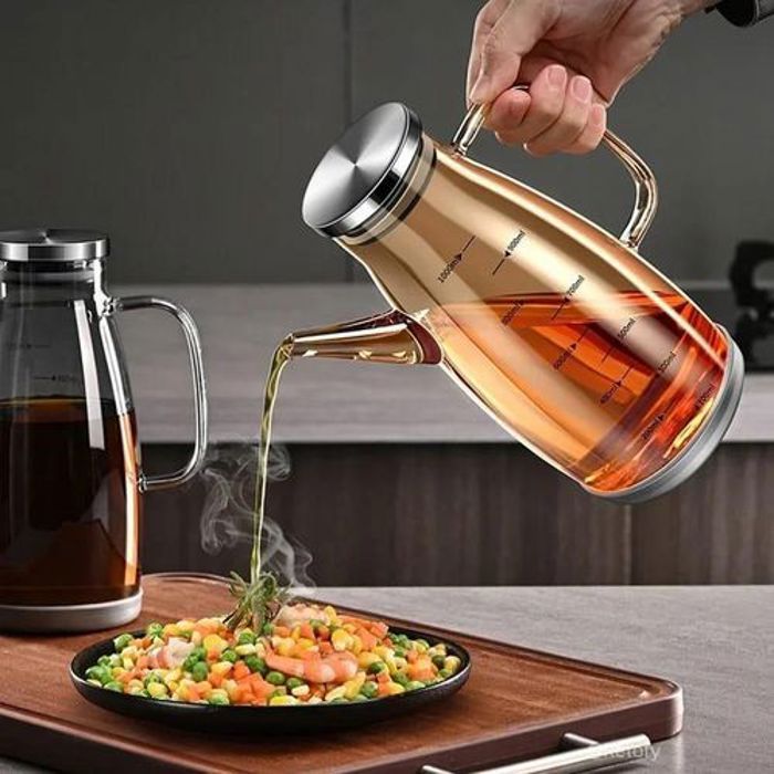 Pot à huile domestique en verre, haute température, degré, soja aissce