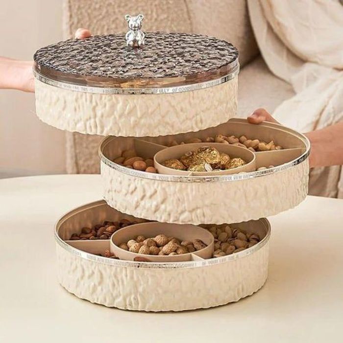 Plateau de présentation de collations aux fruits