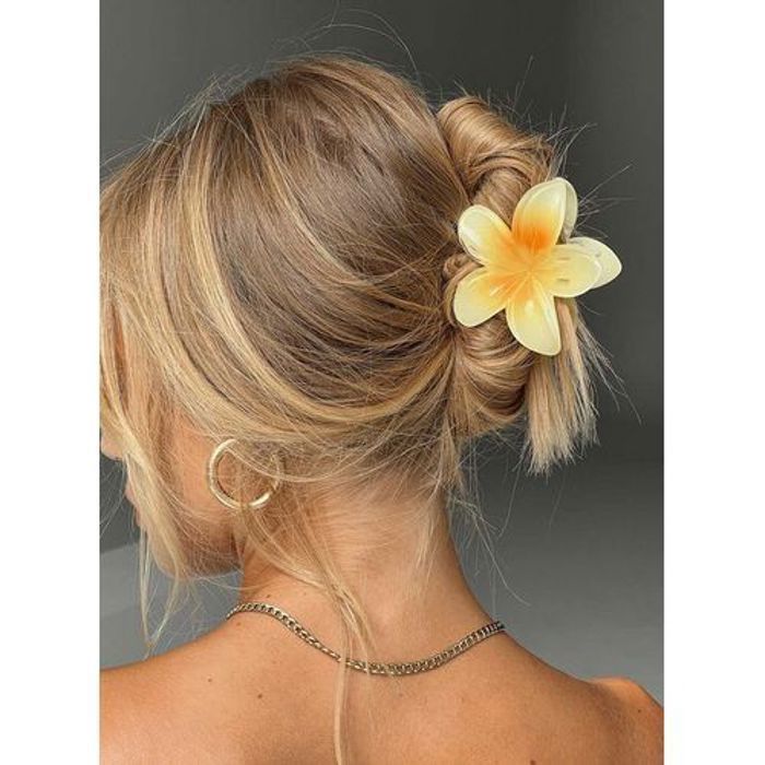 Pince Cheveux Fleur Hawaïenne