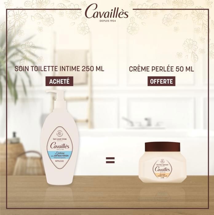 Soin lavant intime - Rogé Cavaillès - Anti-Bactérien - 250ml - Hypoallergénique - Douceur quotidienne