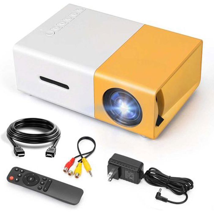 Generic Mini Projecteur Portable YG300 HDMI USB Cinéma Full HD1080P