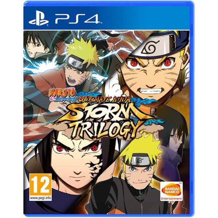Jeux vidéo - BANDAI NAMCO - Naruto Shippuden Ultimate Ninja Storm Trilogy - PS4 - 3 jeux - Multicolore