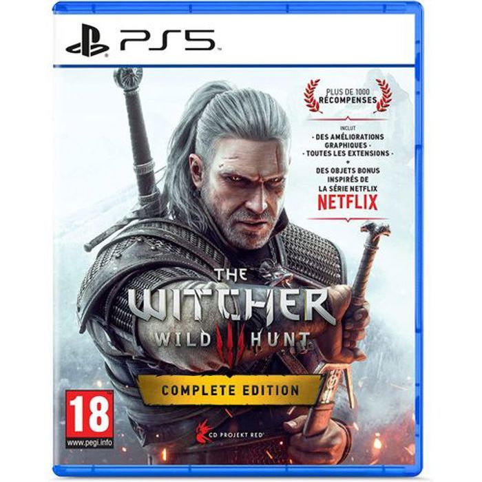 Jeu vidéo - CD PROJEKT RED - The Witcher 3 Wild Hunt - Édition Complète - PS5 - Monde ouvert gigantesque