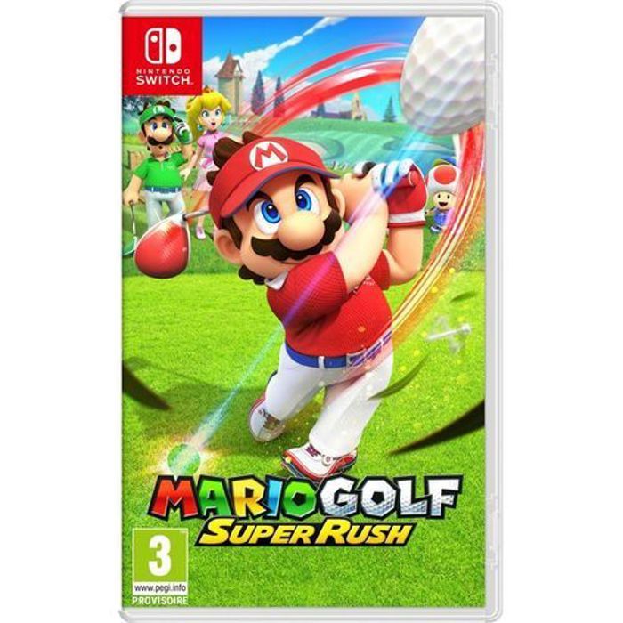 Jeu vidéo - Nintendo - Mario Golf Super Rush - Multijoueur - Détection de mouvements - Multicolore