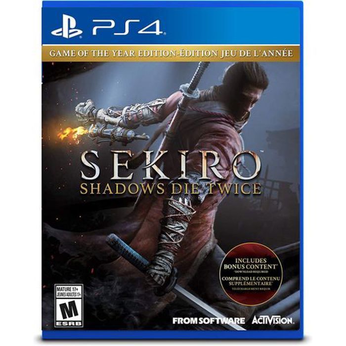 Sekiro Shadows Die Twice PS4 - (PS5 incluse)