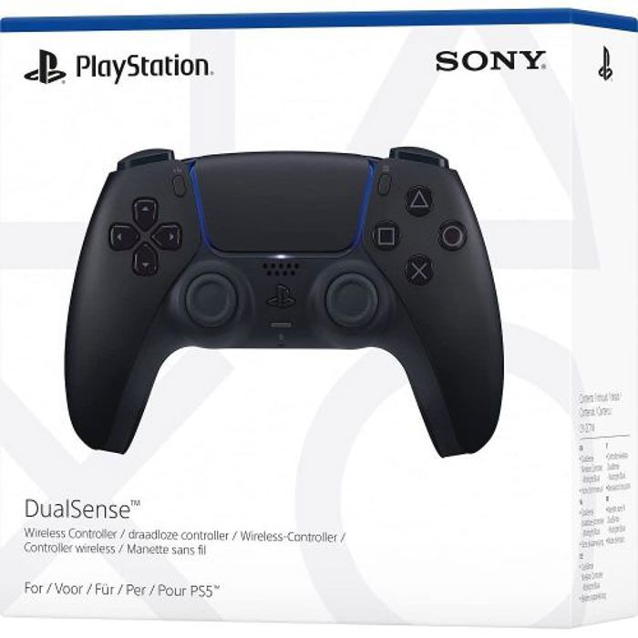 Manette de jeu - Sony - DualSense PS5 - Couleur Noir - Compatible PS5 - Expérience immersive