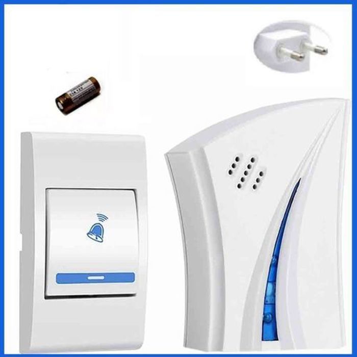 Sonnette intelligente sans fil + Bouton poussoir pour bureau, domicile (32MUSIC)