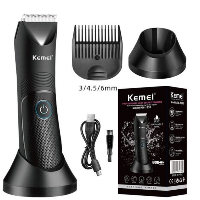 Kemei - Tondeuse pour poils corporels