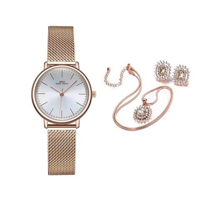 Coffret cadeau Ensemble (3 Piéces ) pour femme prestigieux (Rose Gold)