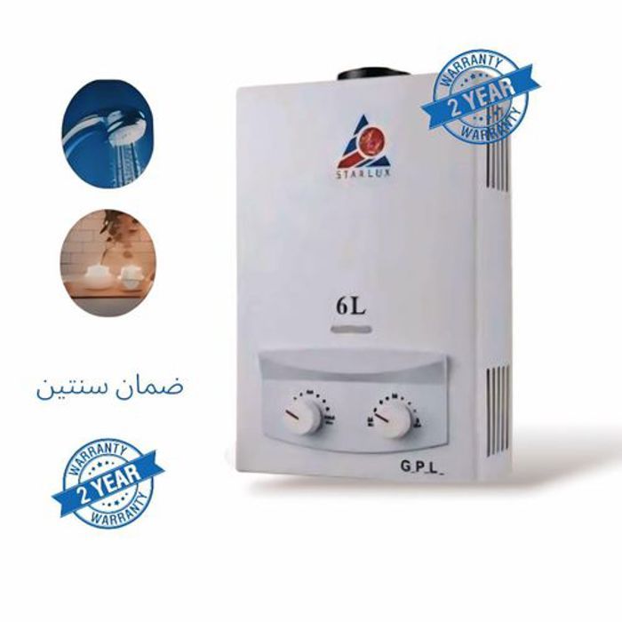 Star Lux Chauffe-eau à gaz automatique 6L pour excellente expérience utilisateur
