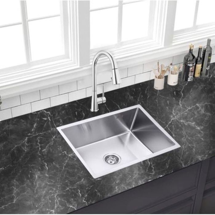 Evier lavabo de cuisine inox 55x45 cm