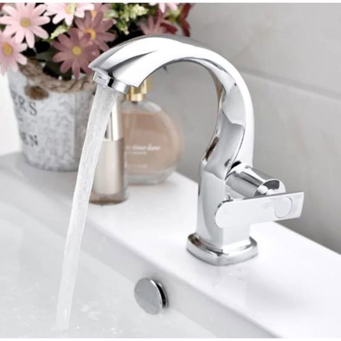 Robinet de lavabo chromé eau froide Haute Qualité