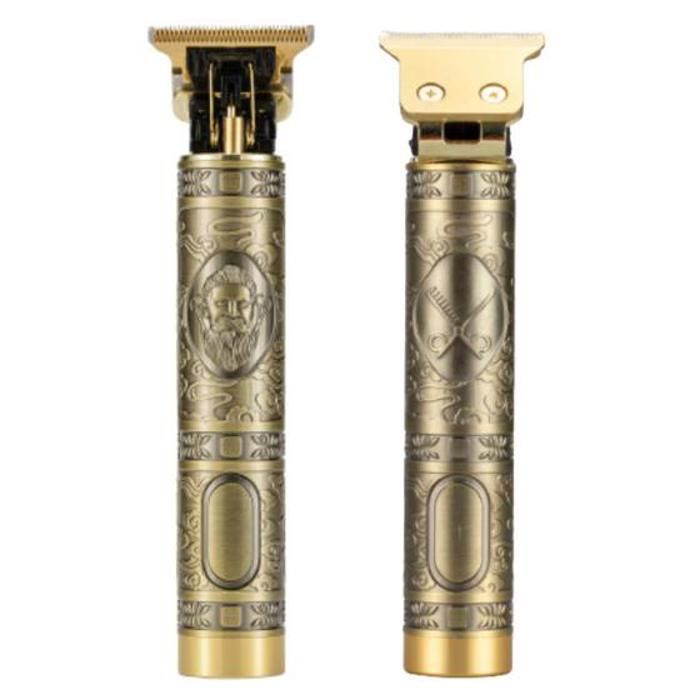 Vintage T9 Tondeuse à Cheveux électrique Barbe sans fil professionnelle gold