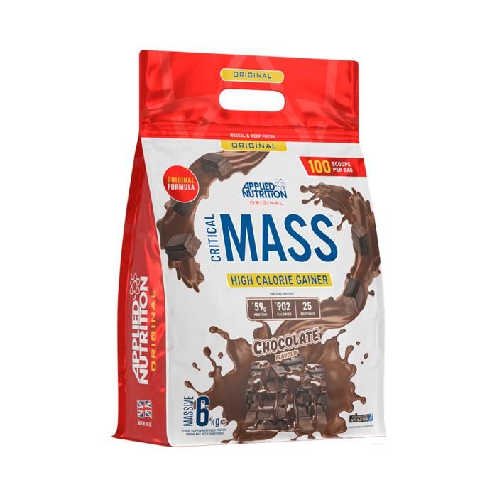 Critical Masse Ori 6000g Chocolat Applied Nutrition Gainers - Prise de Masse
