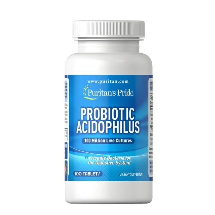 Probiotic Acidophilus 100 Tabs - Probiotique Bactéries & Système Digestif