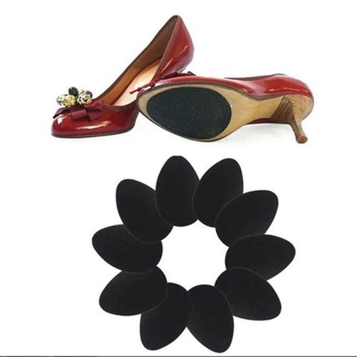 2 paires Autocollants antidérapante pour semelle de talons et chaussures, anti glisse
