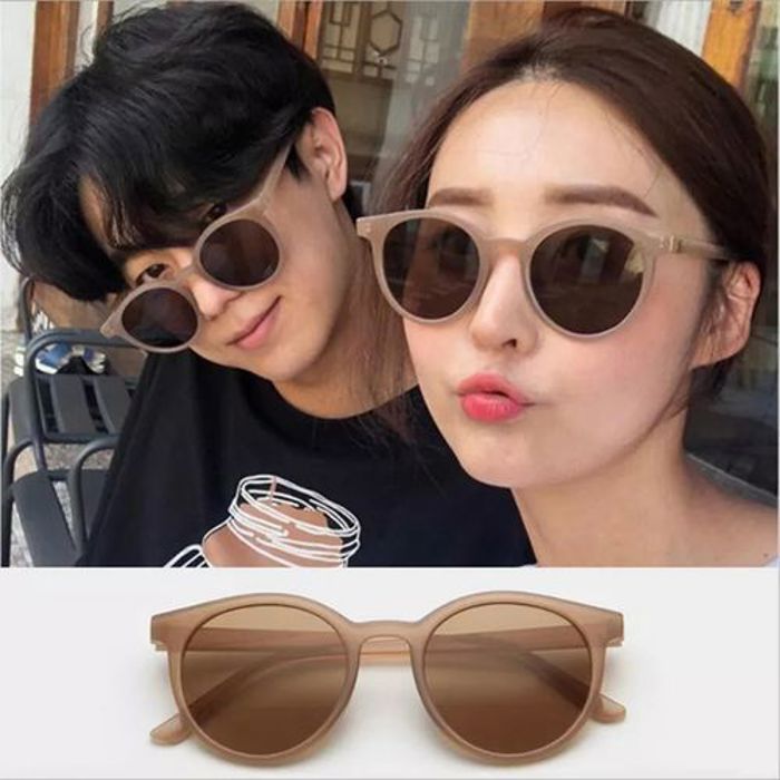 Lunettes de soleil vintage verres solaires classiques rondes pour femme