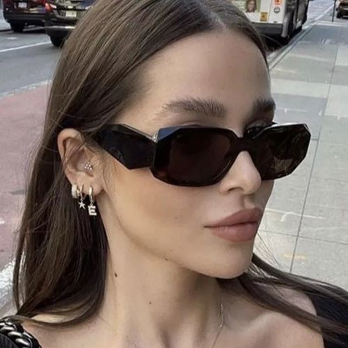 Lunettes de soleil - GENERIC - Carrées - Noir - Chic - Femme