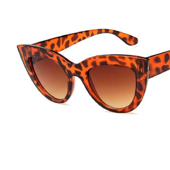 Lunettes de soleil Oeil de chat Léopard de luxe Femmes Vintage UV400 By J et D OPTY