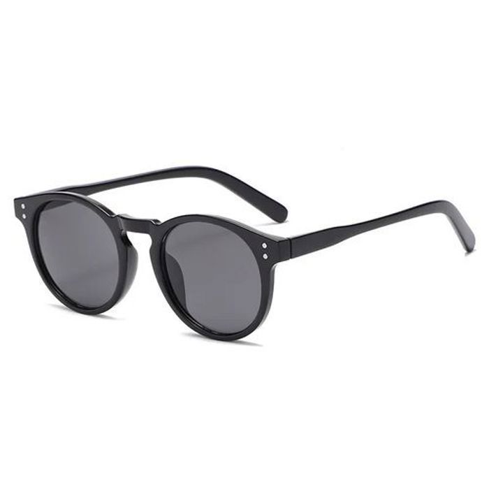 Lunettes de soleil rétro classique petite rondes polarisés de luxe pour femmes