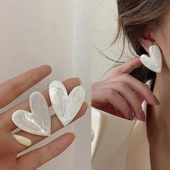 boucles d'oreilles big coussins stud glaçure goutte bijoux de luxe pour femmes