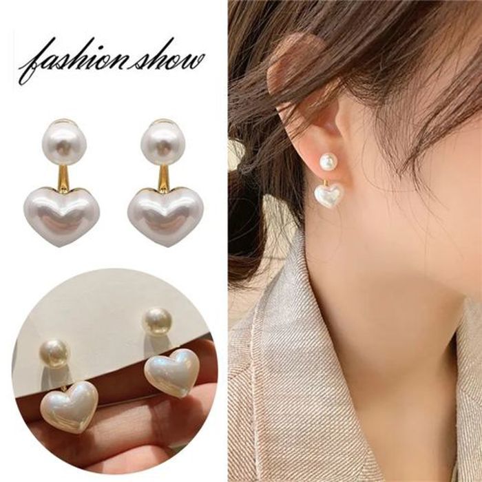 Boucles d'oreilles - GENERIC - Cœur - Élégantes - Style coréen - Haute qualité