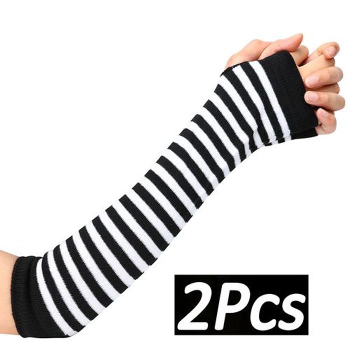 2pcs Gants de manchette sans doigts-Bras