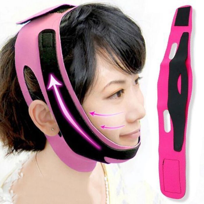 Cinture  Anti-rides visage minceur pansement masseur Facial ceinture de lifting