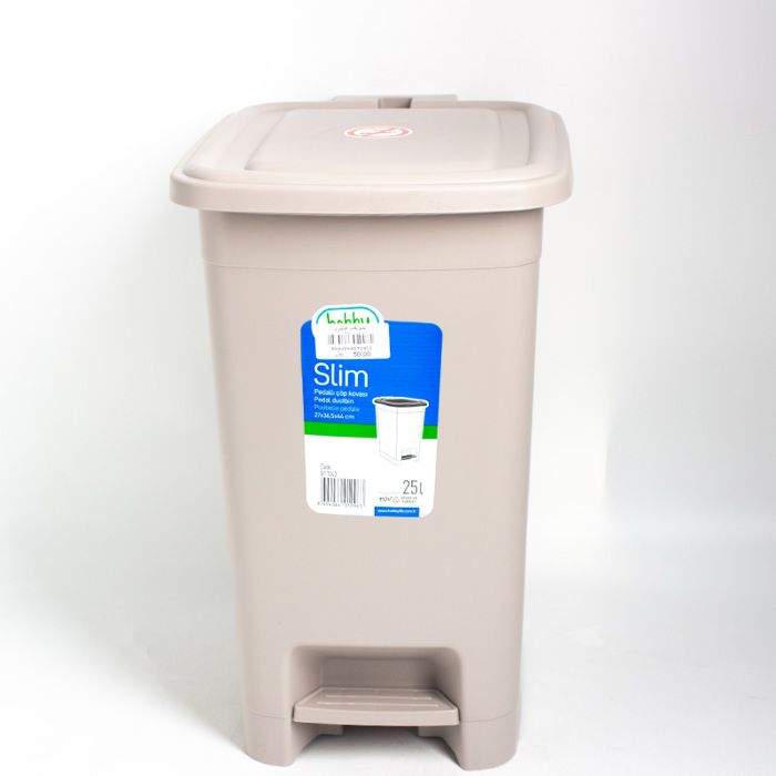 poubelle a pedale mince 25 lt "couleur aléatoire"