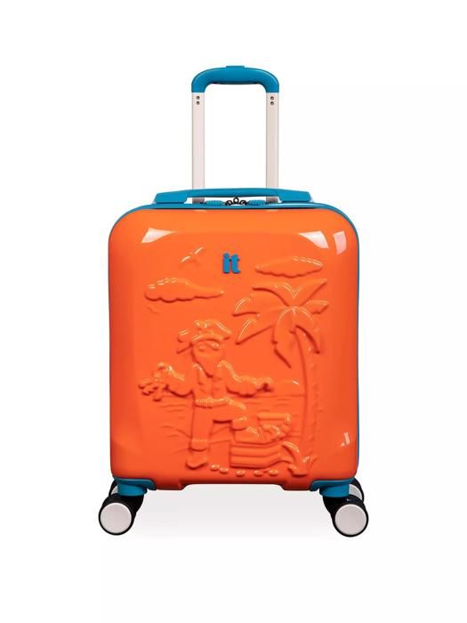 Valise à roulettes ENFANT TREASURE TROVE 45CM ORANGE