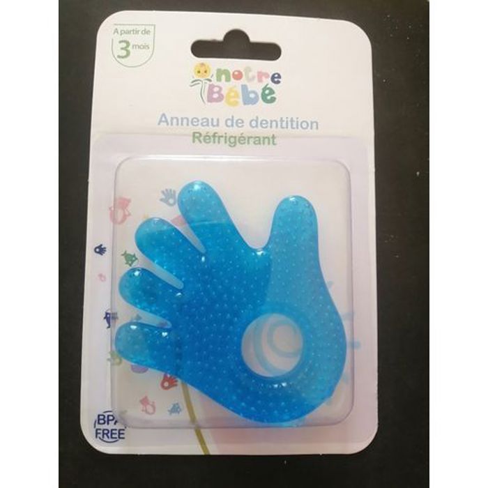 NOTRE BÉBÉ Anneau de Dentition Réfrigérant pour Bébé,jouet Sous forme de main