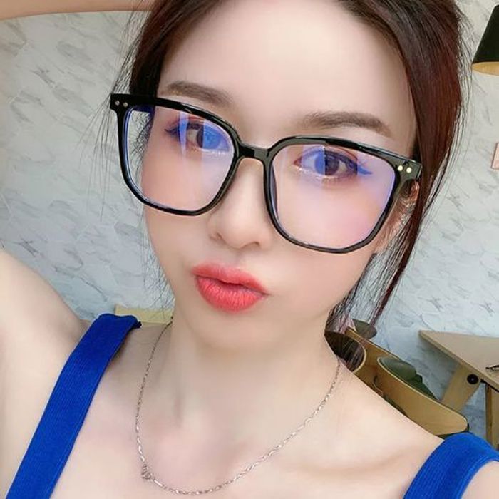 Lunettes Monture transparente cadre Noir Anti lumières bleue  hommes et femmes
