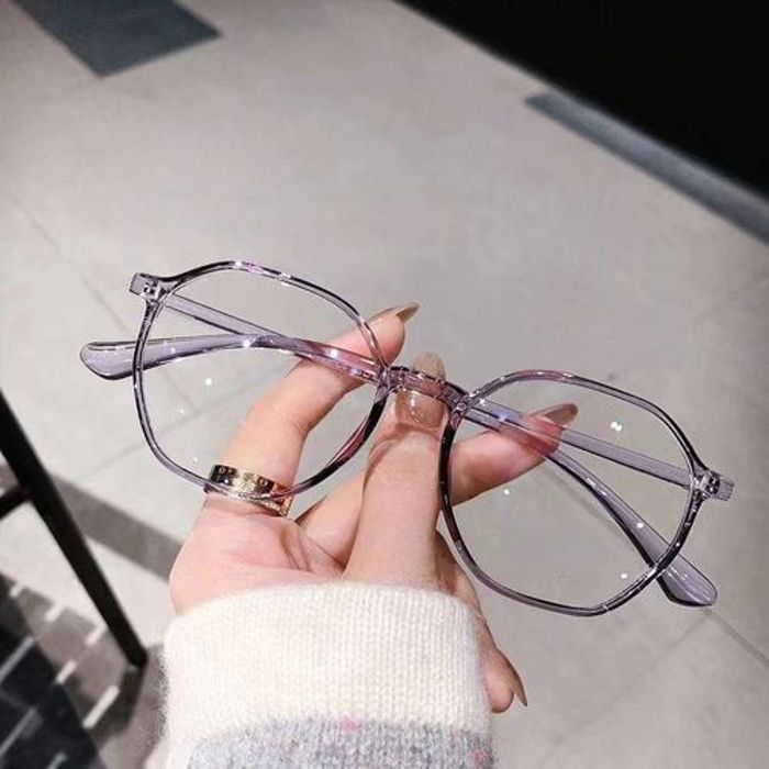Monture Optique Mauve – Lunettes de Lecture Anti Lumière Bleue