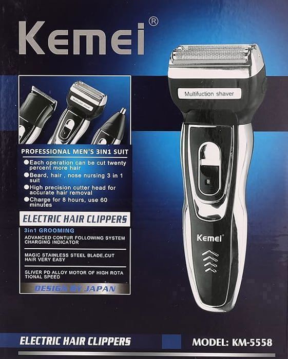 Kemei - Tondeuse de précision professionnelle - 3 en 1 - KM-5558