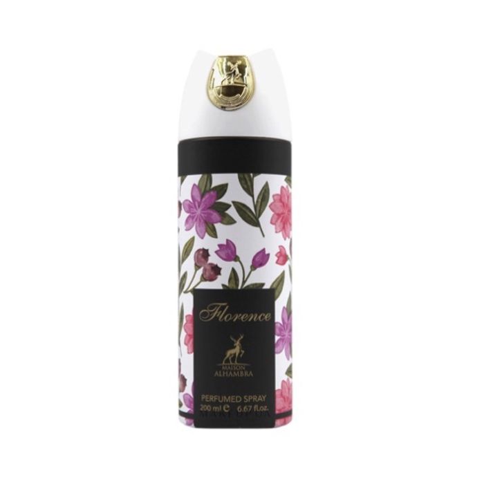 Parfum Femme - Maison Alhambra - Florence - Spray Corporel 200 ml - Floral - Élégant