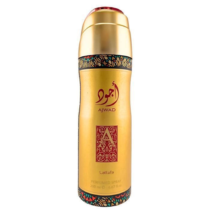 Déodorant Spray - LATTAFA - AJWAD - 200 ml - Sans alcool - Aromatique boisé