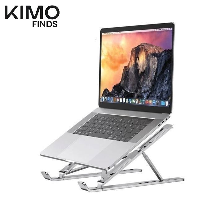 Support Pliable Ordinateur Portable KIMO FINDS – Réglable Ergonomique Portable – Stable Confort – Aluminium