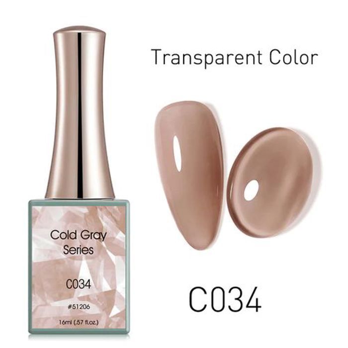 Canni vernis à ongles semi-permanent Gris Froid 16ml C034