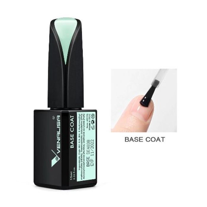 Venalisa base coat vernis à ongles Gel UV LED, 15 ml
