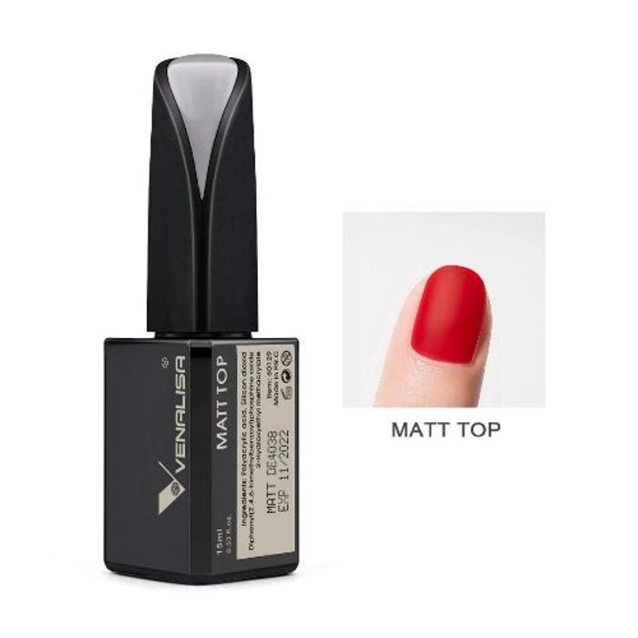 Venalisa Matt top vernis à ongles Gel UV LED, 15 ml