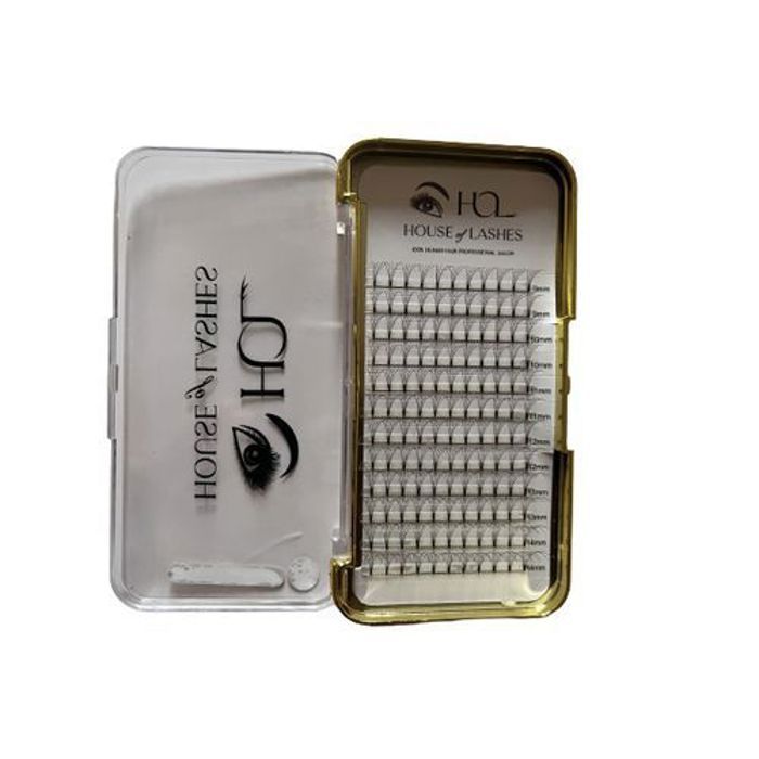 House Of Lashes Faux-cils 5D 0.07C MIX pour Volume russe, Extension de cils en soie douce