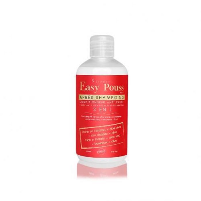 Après Shampoing - EASY POUSS - Anti Chute - Kératine - Cire d'Abeille - Aloe Vera