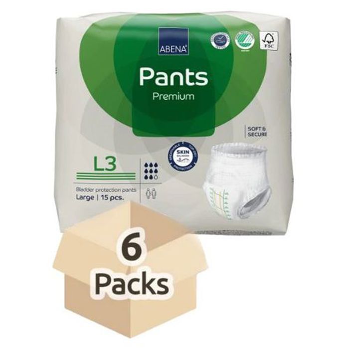 Abena Pants Premium L3 (Pack 6×15 Un)