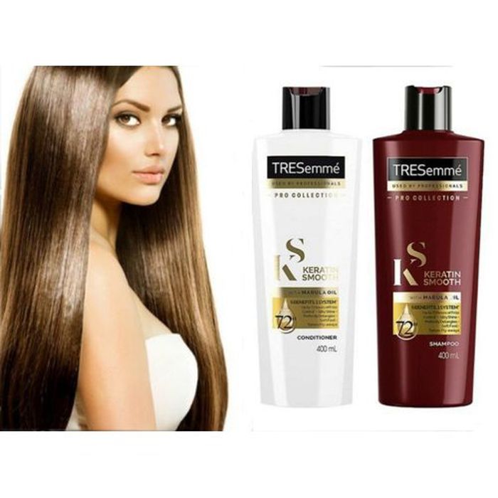 Tresemme 2X1 Keratin Smooth Shampoo + Conditioner 400ml Soin Cheveux