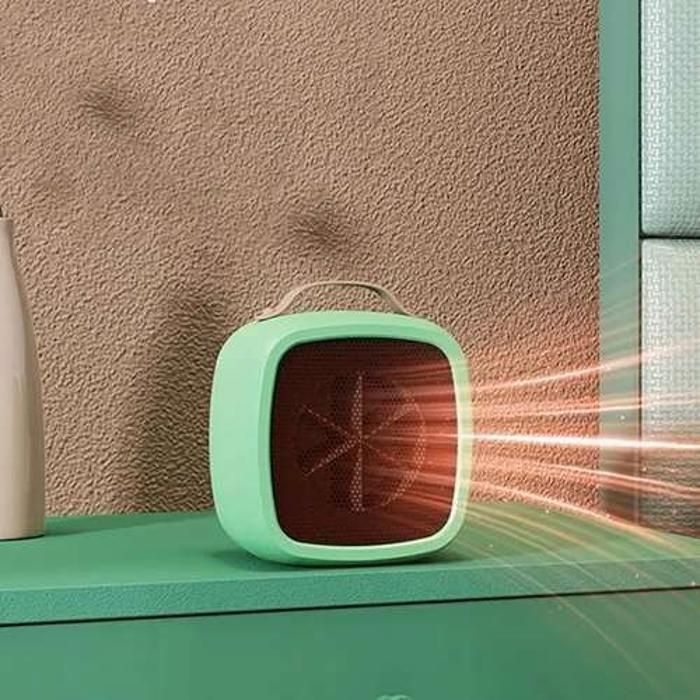 CHAUFFAGE PORTABLE- 10.1x14.1x14.2cm - VERT