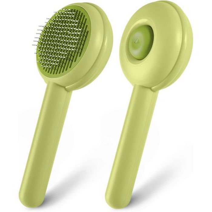 Auto-Nettoyante : Brosse Pratique pour Chats et Chiens