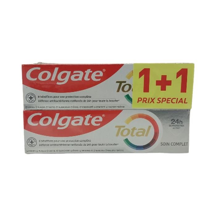 PACK 2 DENTIFRICES COLGATE SOIN COMPLET 75 ML 1+1